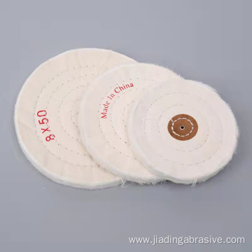 Stainless steel metal polishing cloth wheels